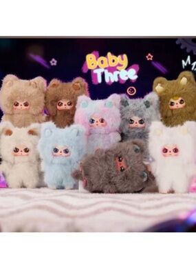 🎯 Baby Three Wa Long Long Plush Pendant Blind Box